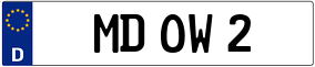 Truck License Plate